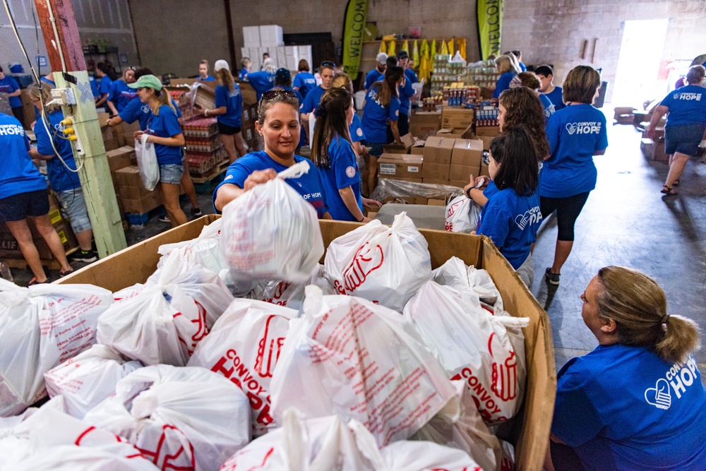 NGOs Help Distribute Supplies To Hurricane Survivors