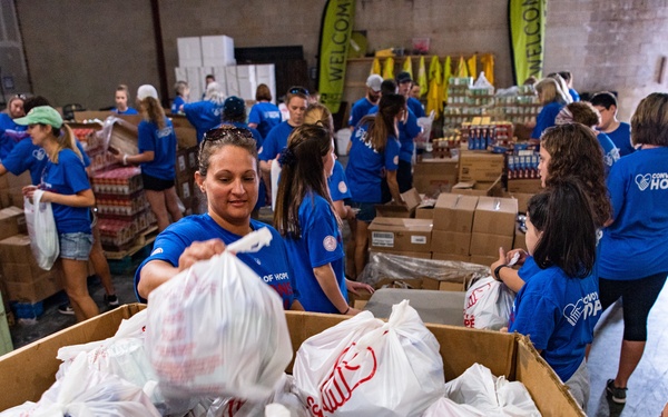 NGOs Help Distribute Supplies To Hurricane Survivors