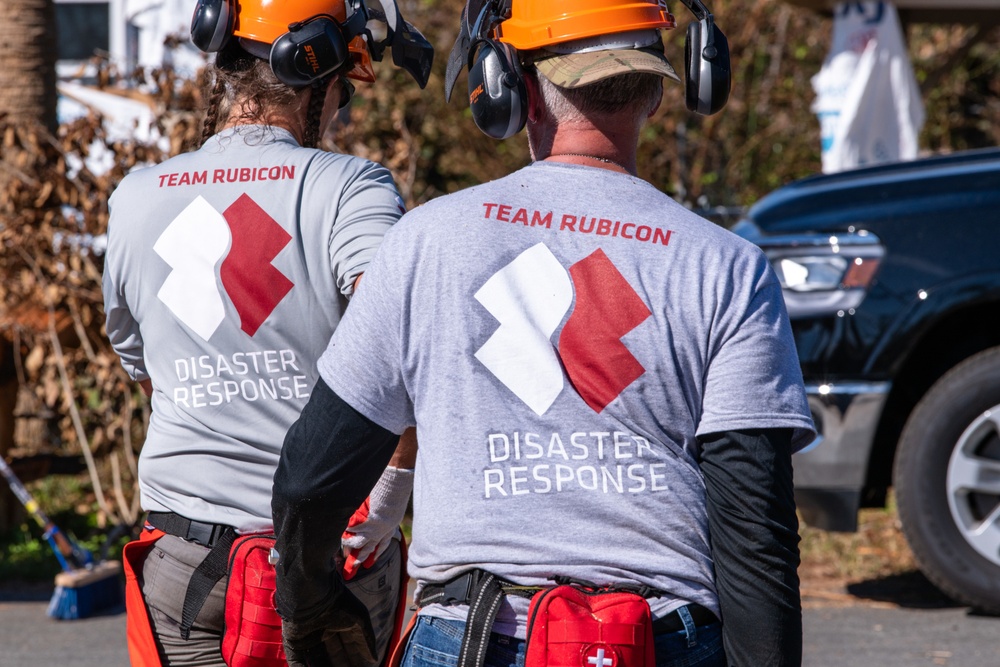 Team Rubicon Help Residents Recover From Hurricane Michael