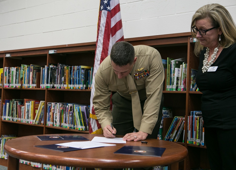 MWHS-2 renews Adopt-a-School partnership with Creekside Elementary School