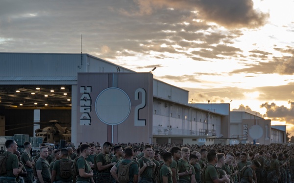 MAG-24 conducts gas mask run, MCBH