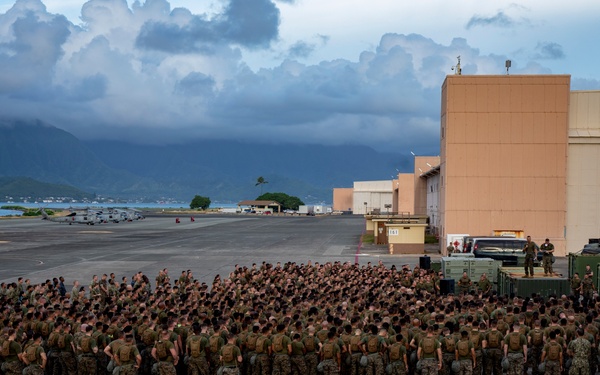 MAG-24 conducts gas mask run, MCBH