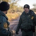 U.S. Border Patrol arrests aliens illegally entering the United States