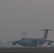 Smokey sunrise on the Travis flight line