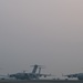 Smokey sunrise on the Travis flight line