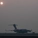 Smokey sunrise on the Travis flight line