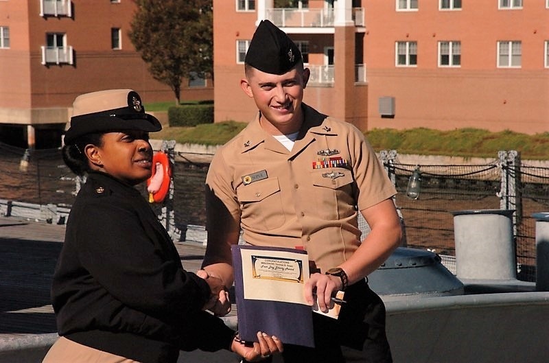 Naval Museum hosts an afternoon re-enlistment