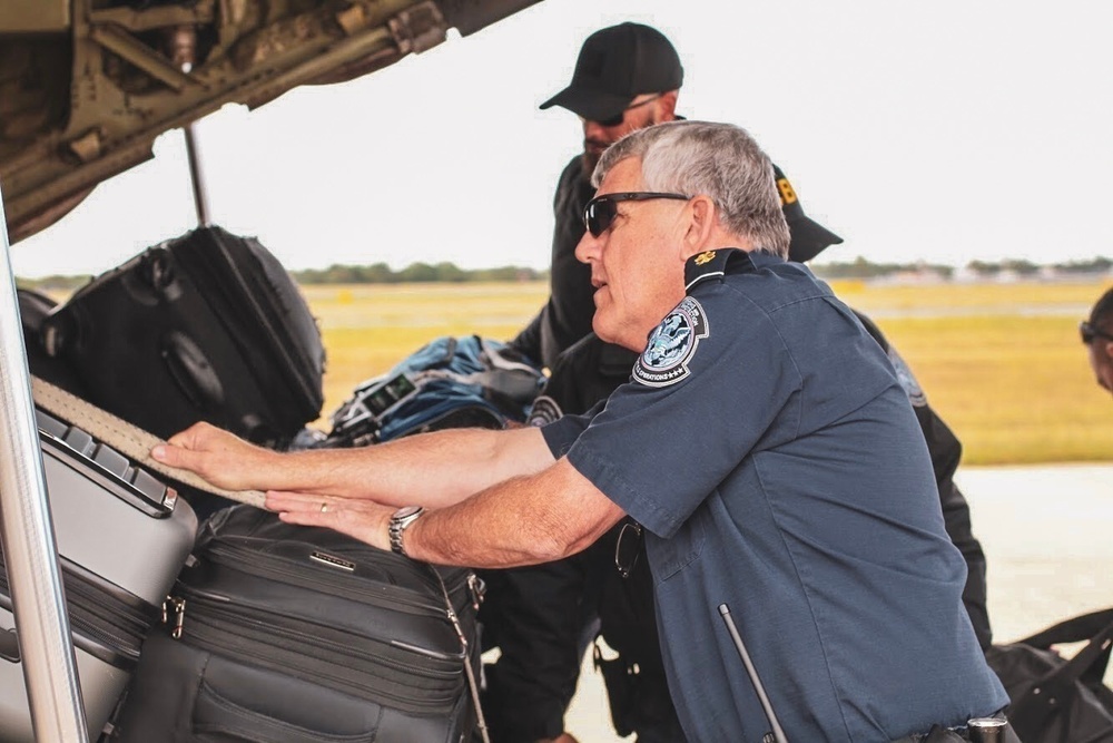 U.S. Customs and Border Protection receive USAF support