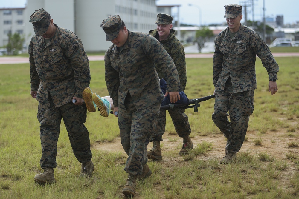 Beyond the clinic | 3rd Dental Battalion participate in 3-mile hike, triage training