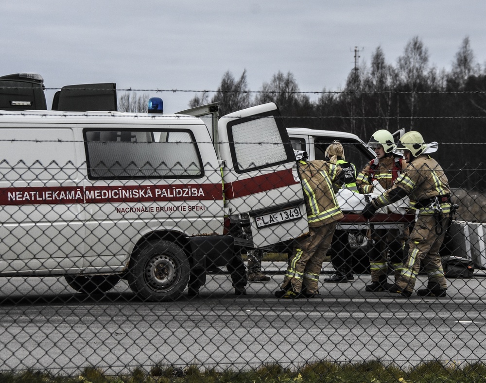 Casualty Exercise in Latvia
