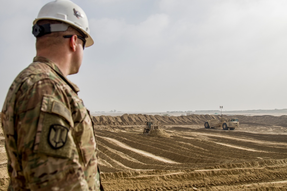 Soldiers and Firefighters Clean up After Flooding at Camp Arifjan