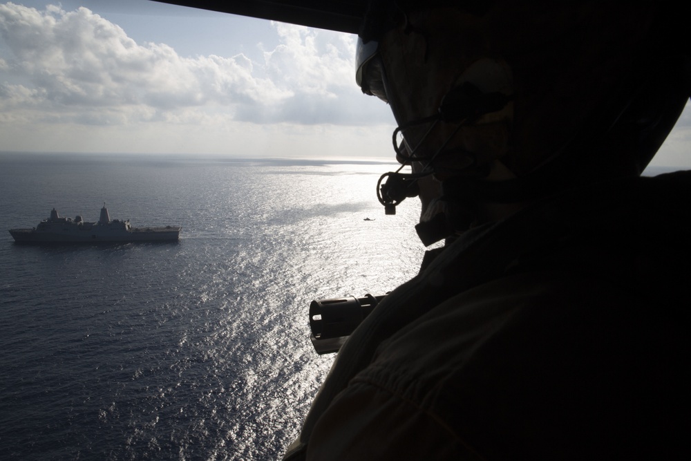 USS Anchorage Flight Operations