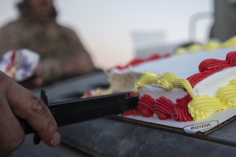 Marines of 1/8 Celebrate the 243rd Marine Corps Birthday