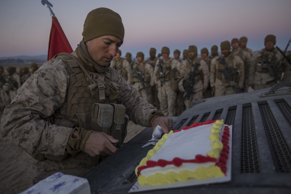 Marines of 1/8 Celebrate the 243rd Marine Corps Birthday