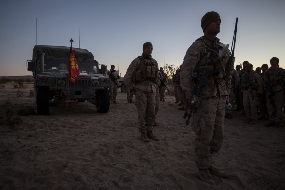 Marines of 1/8 Celebrate the 243rd Marine Corps Birthday