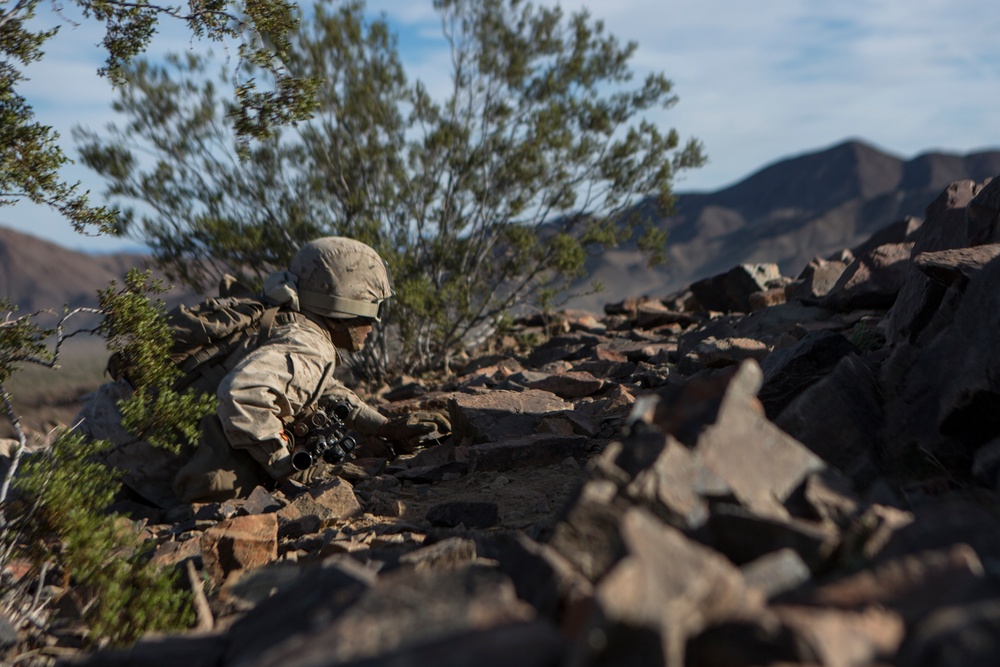 U.S. Marines conduct live fire MOUT