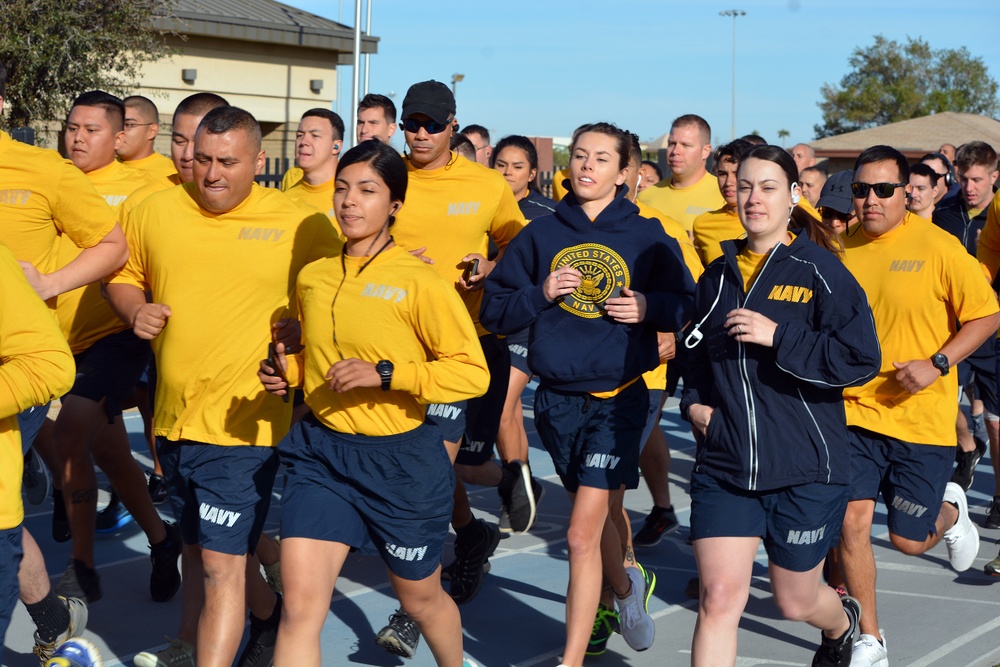 Navy Operational Support Center Phoenix Perform Physical Readiness Test