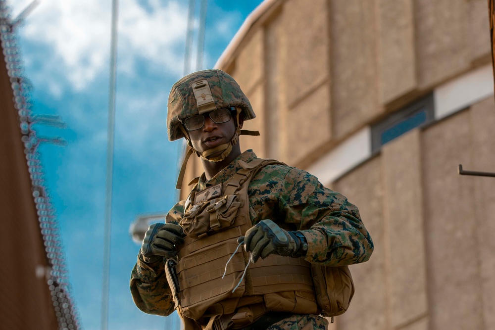 Marines Fortify Calexico West Port of Entry