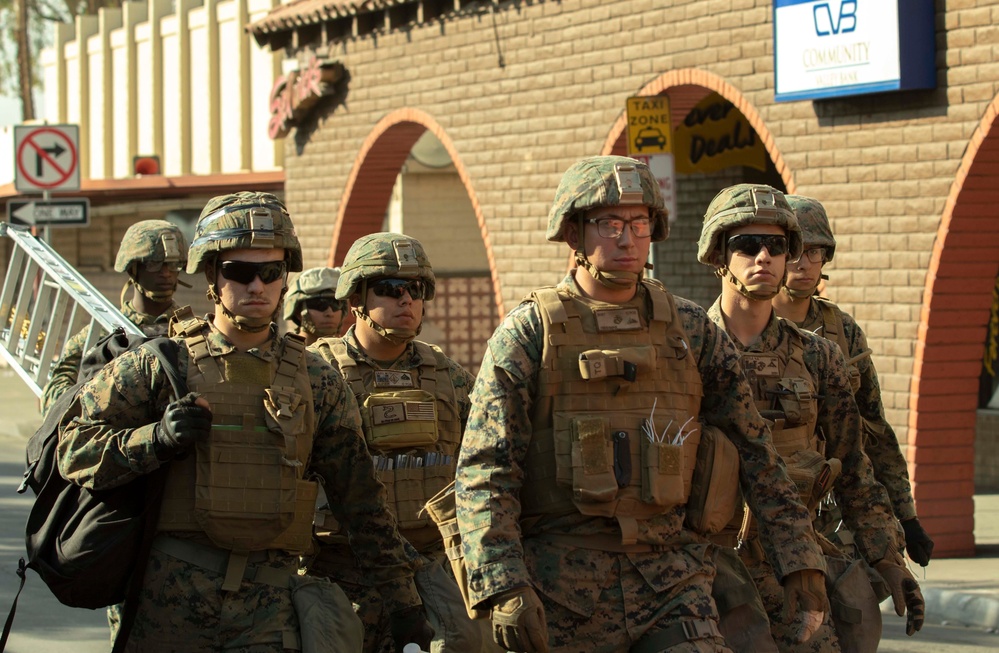 Marines Fortify Calexico West Port of Entry