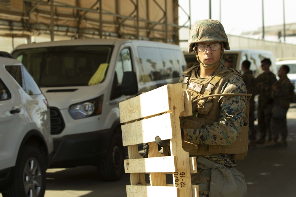 Marines Fortify Calexico West Port of Entry