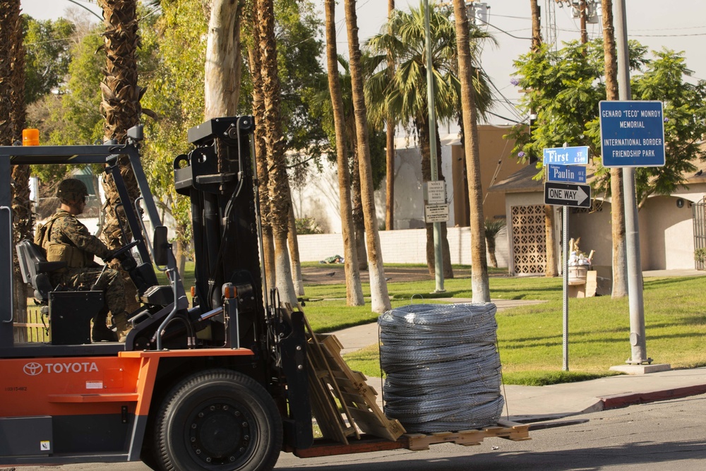 Marines Fortify Calexico West Port of Entry