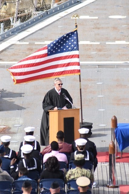 Naval Museum hosts a naturalization ceremony