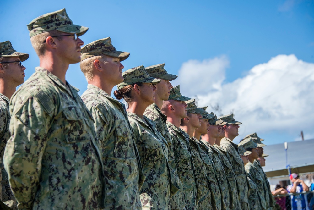 Military Honored for Supporting Relief Efforts in Tinian after Super Typhoon Yutu