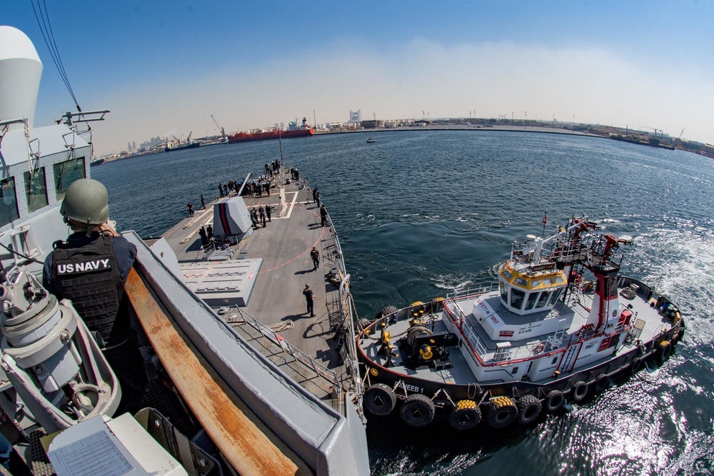 USS Jason Dunham visits Jebel Ali, UAE