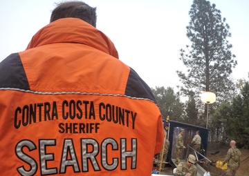 149th Chemical Company runs decontamination line in Paradise, CA