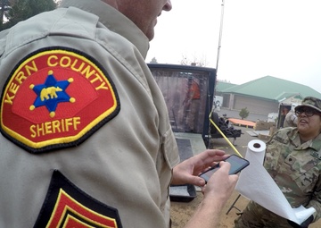 149th Chemical Company runs decontamination line in Paradise, CA