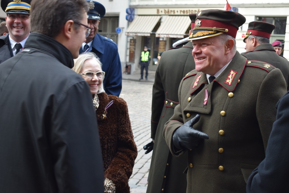 Michigan National Guard celebrates 100th anniversary of Latvian independence with State Partner
