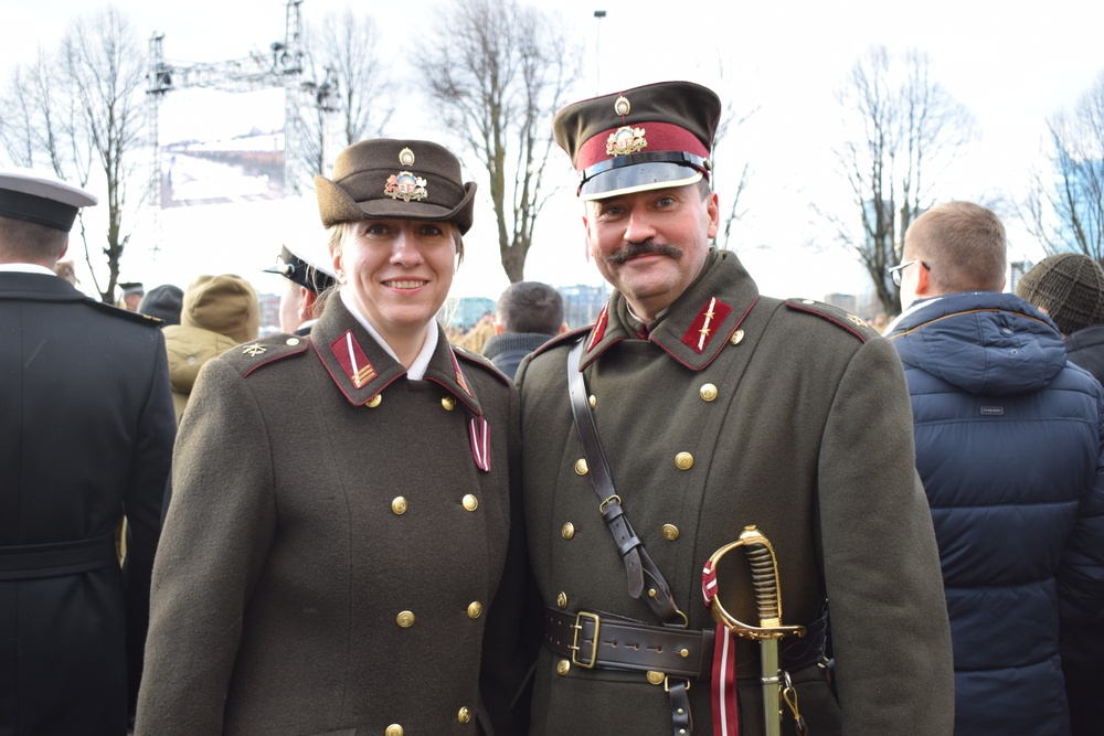 Michigan National Guard celebrates 100th anniversary of Latvian independence with State Partners