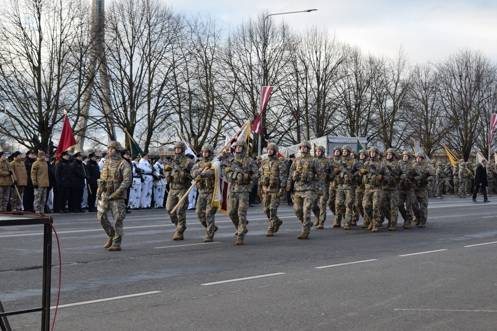 Michigan National Guard celebrates 100th anniversary of Latvian Independence with State Partners