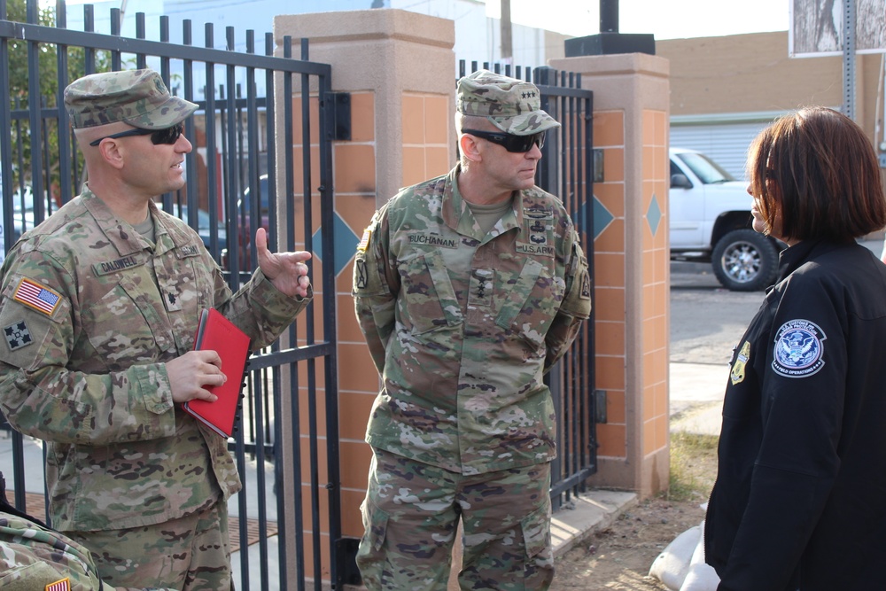 Lieutenant General Buchanan Visits Arizona Ports of Entry