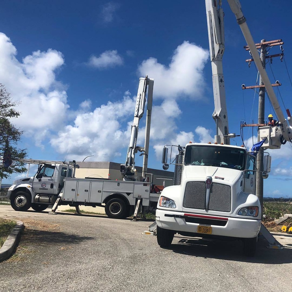 Working together to restore Saipan power