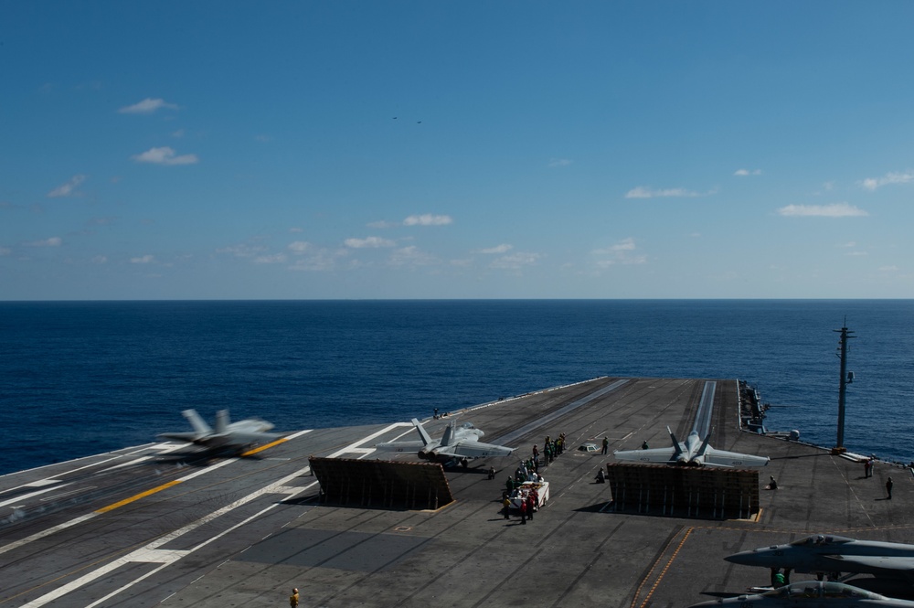 DVIDS - Images - An F/A-18E Super Hornet, left, with Strike Fighter ...