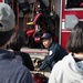 Children take a tour of Naval Beach Unit 7 facilities