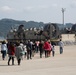 Children take a tour of Naval Beach Unit 7 facilities