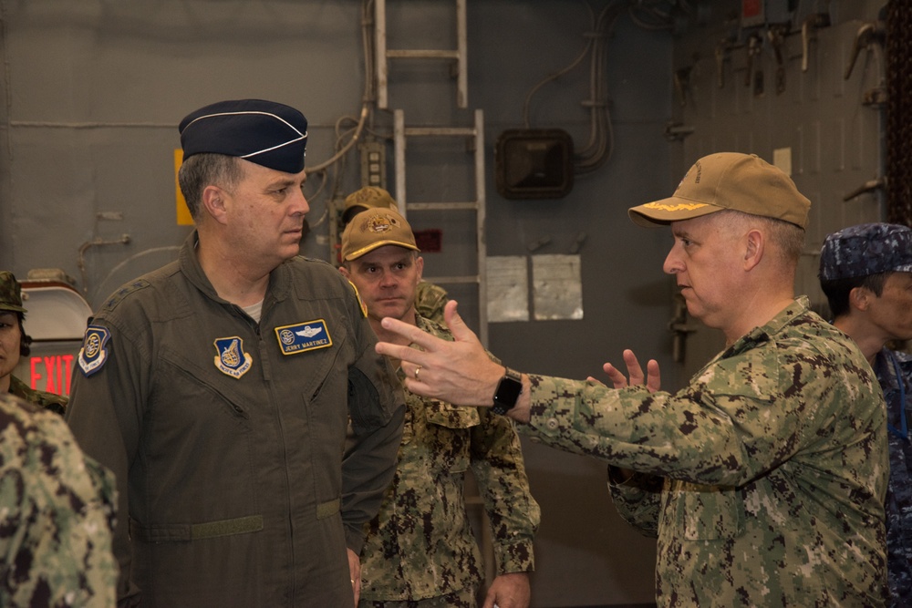 USFJ visits USS Germantown