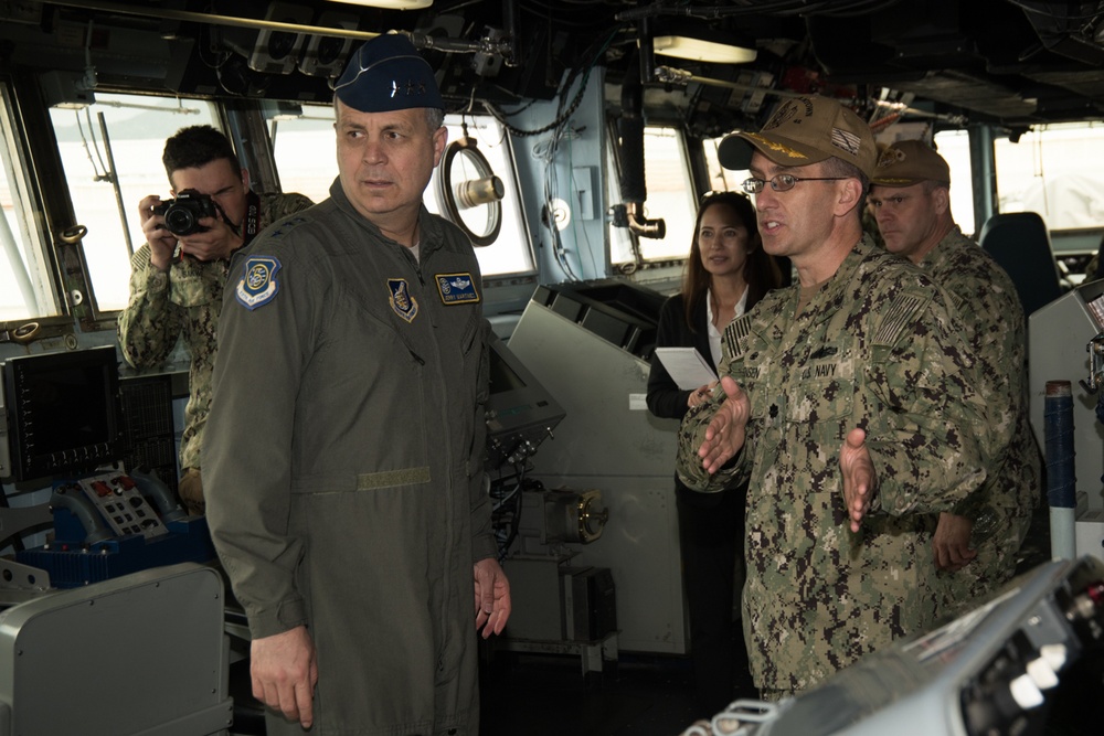 USFJ visits USS Germantown