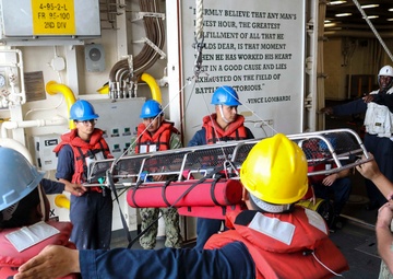 USS Green Bay Search, Rescue Training