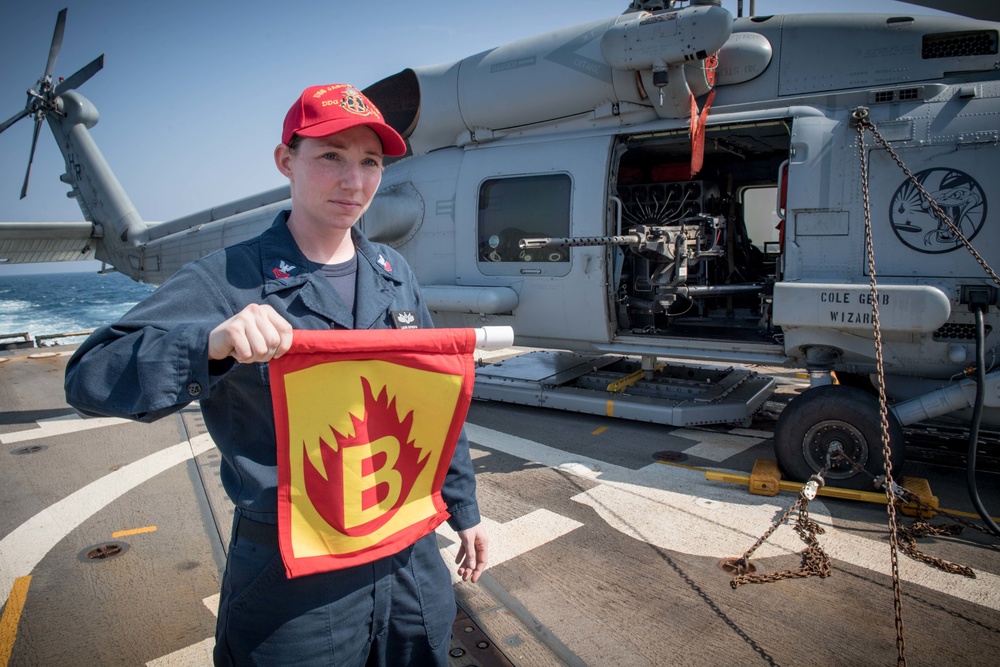 USS Jason Dunham Firefighting Instructor