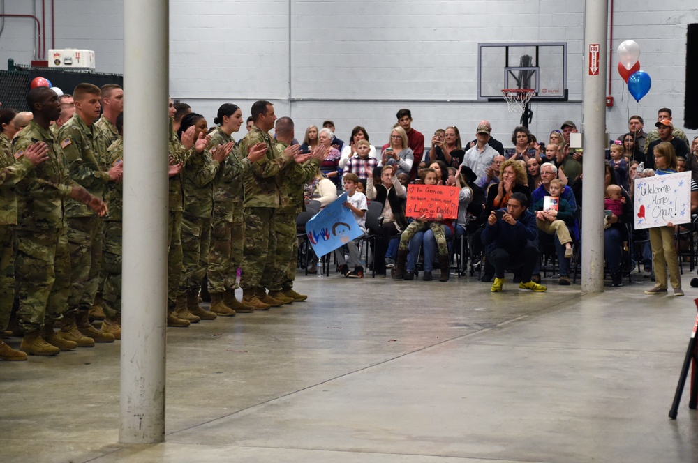 2-263rd Air Defense Artillery Soldiers welcomed home from NCR