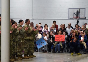 2-263rd Air Defense Artillery Soldiers welcomed home from NCR