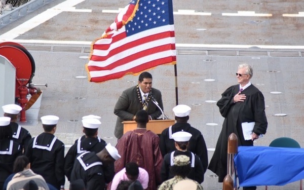 Naval Museum hosts a naturalization ceremony