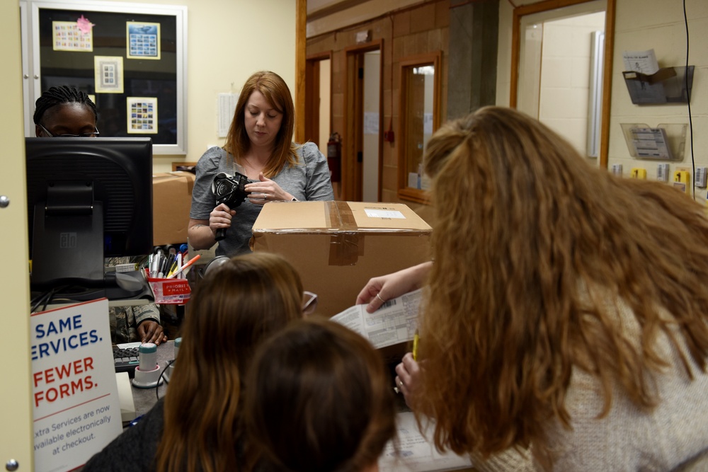 Liberty Wing students send care packages to deployed Airmen