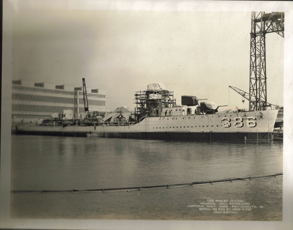 USS Bagley-circa 1936