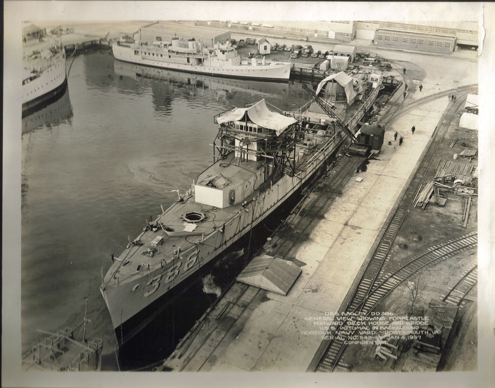 USS Bagley-Circa 1937