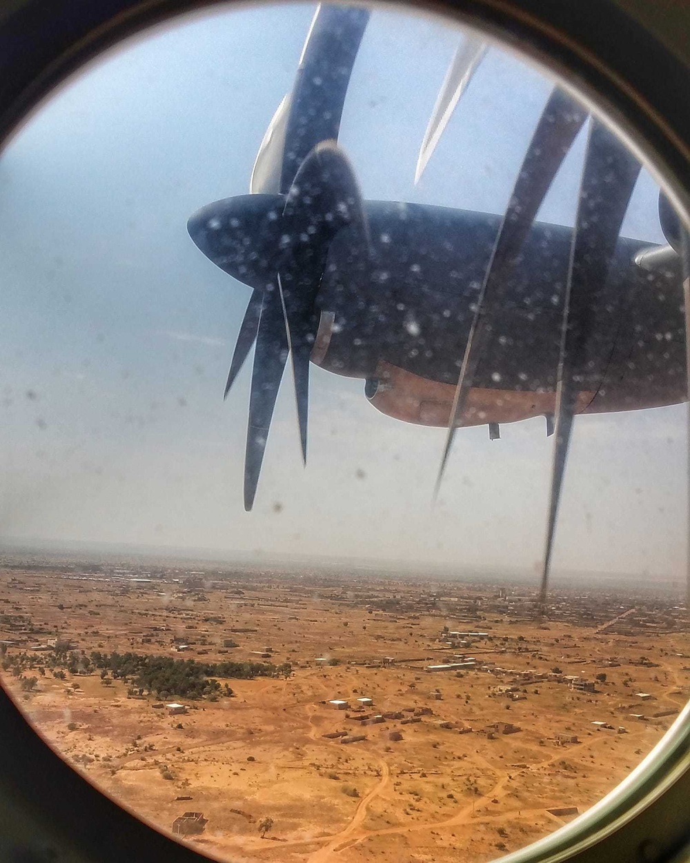 C-130 Over the Sahel Region, Niger