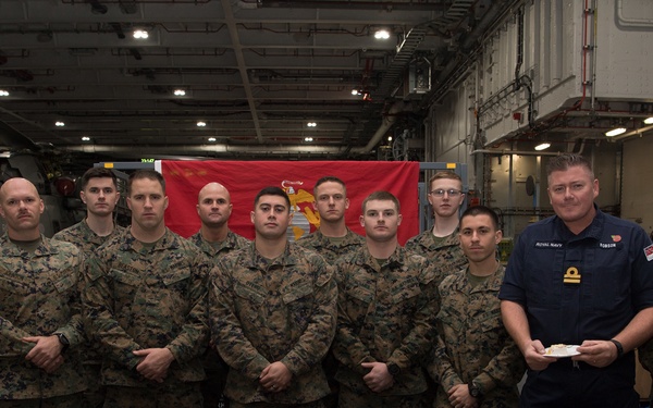 USMC Birthday Aboard HMS Queen Elizabeth